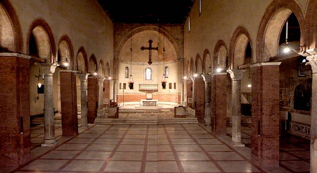The interior of the Cathedral of Caorle